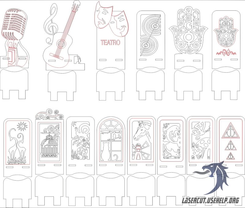 Держатель для телефона из фанеры чертежи