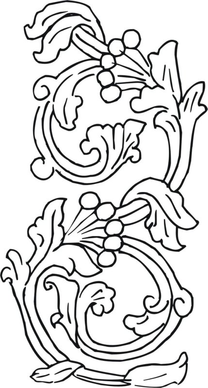 Орнамент шаблон