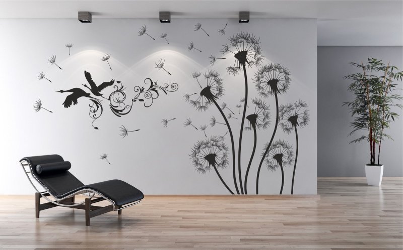 Рисование на стенах в квартире