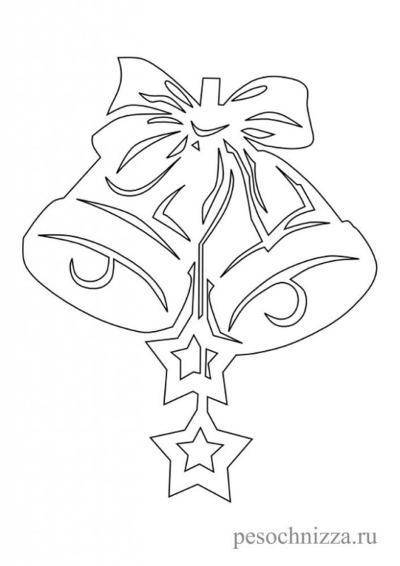 Трафареты на окна новогодние