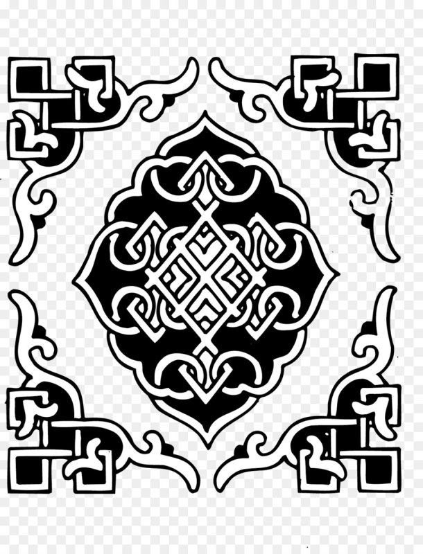 Бурятский молоточный орнамент