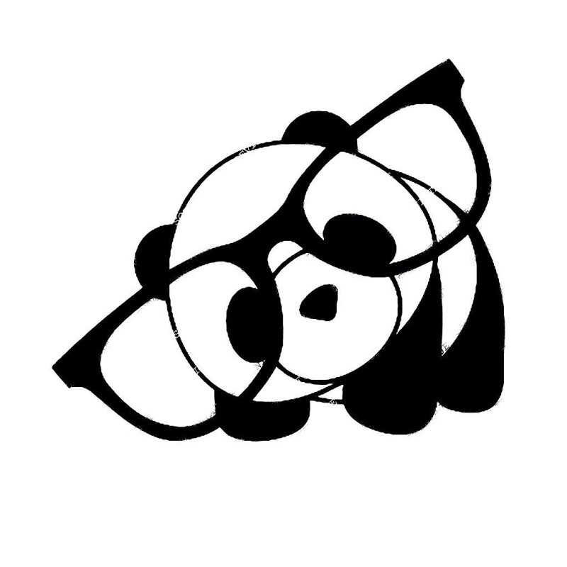 Панда рисунок