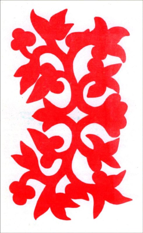 Хакасский орнамент растительный