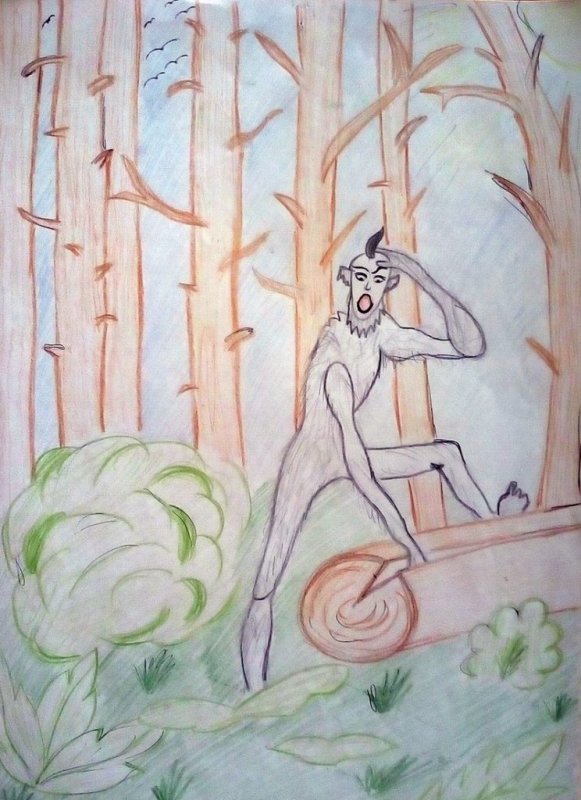 Рисунок Шурале Габдулла Тукай