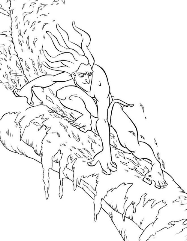 Шурале раскраска для детей