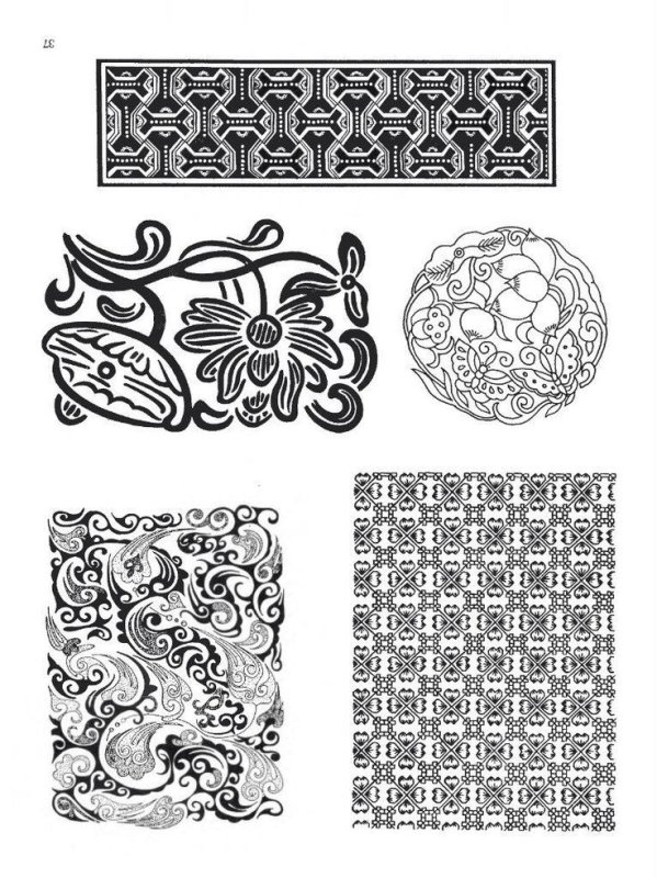 Легкий японский орнамент