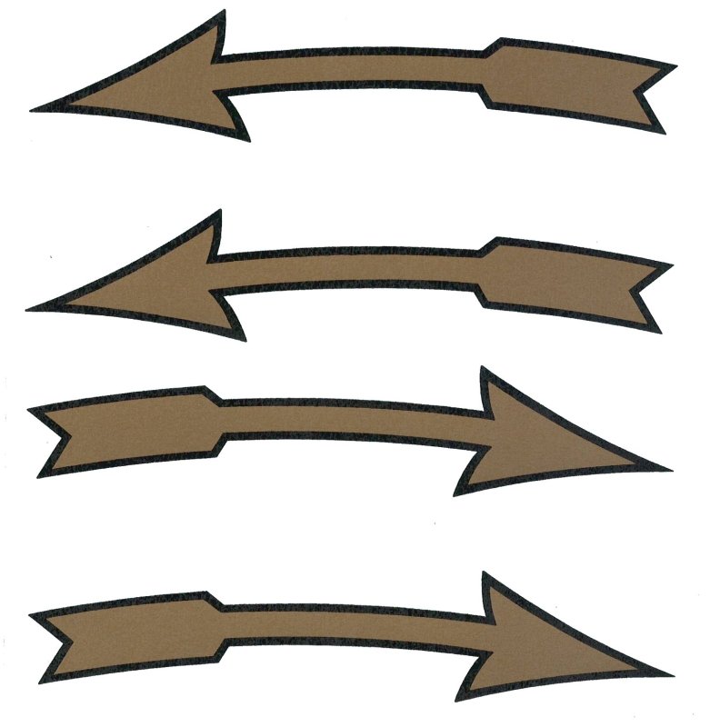 Стрелка направления вращения электродвигателя