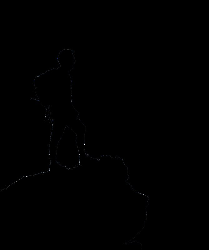 Силуэт путешественника