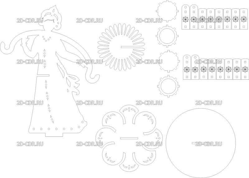 Салфетницы из фанеры чертежи