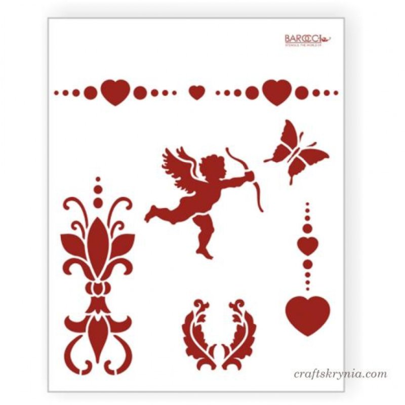 Трафареты Бароччи рамки