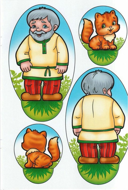 Герои настольного театра Репка