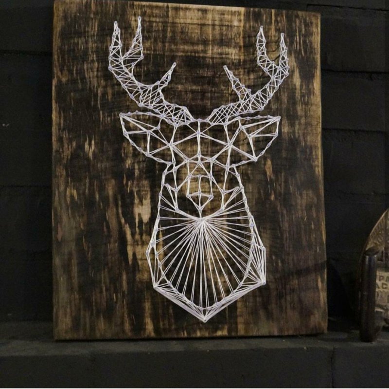 Панно стринг арт