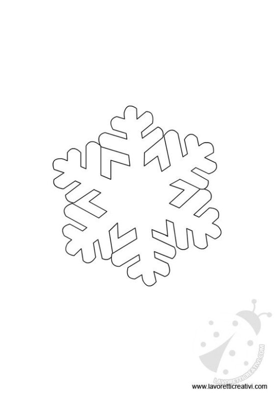 Снежинки для 3д ручки трафареты