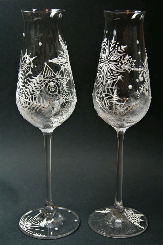 Новогодние бокалы