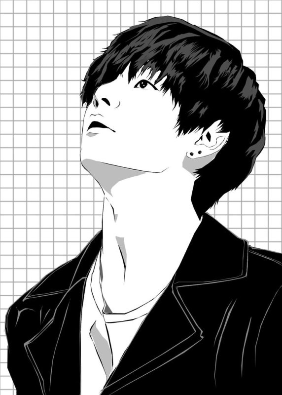 Ким Тэхен силуэт