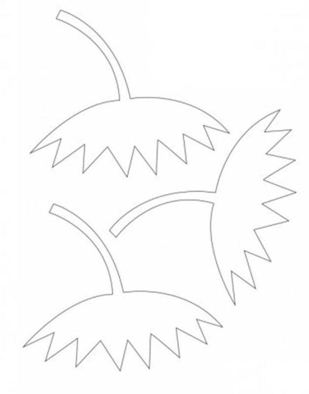 Трафареты для аппликаций для малышей