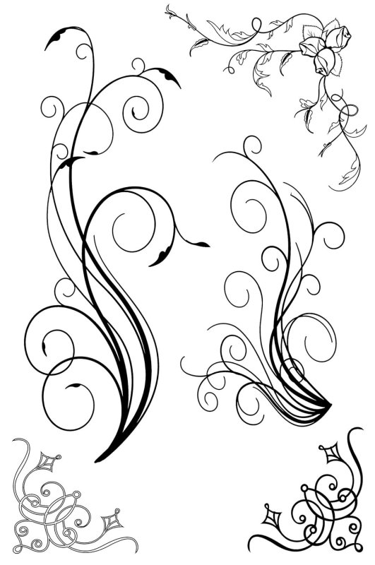 Трафареты для росписи бокалов