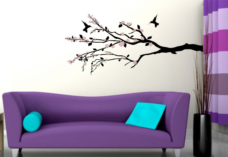 Плёнка на мебель фиолетовая