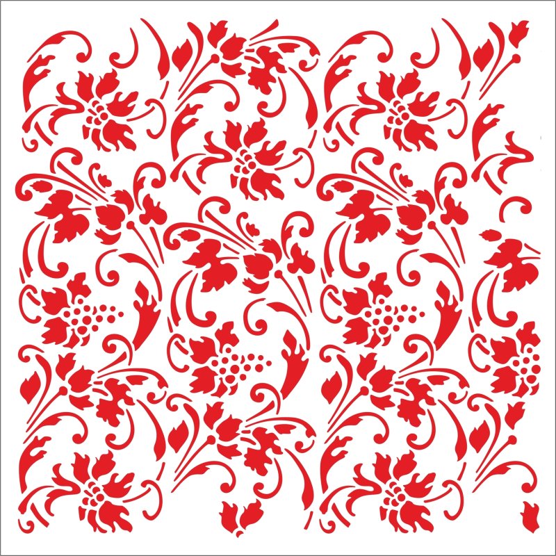 Русский орнамент трафарет