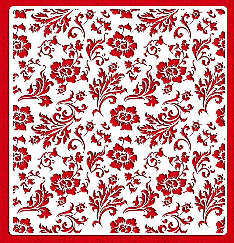 Трафареты Бароччи рамки