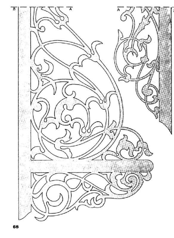 Прорезная резьба лобзиком чертежи