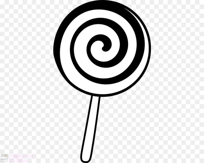 Конфета раскраска для детей