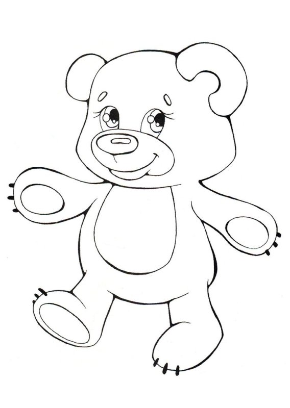 Раскраска "мишки"