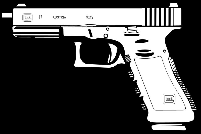 Пистолет Glock 18 чертеж