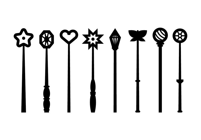 Волшебная палочка трафарет