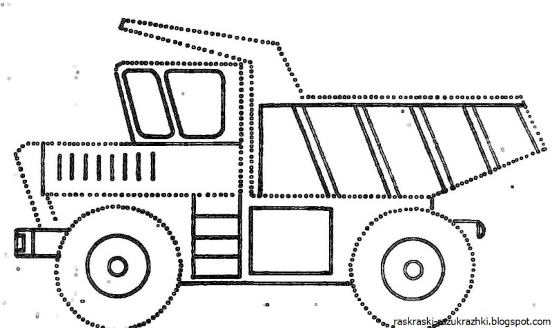 Рисование по точкам транспорт