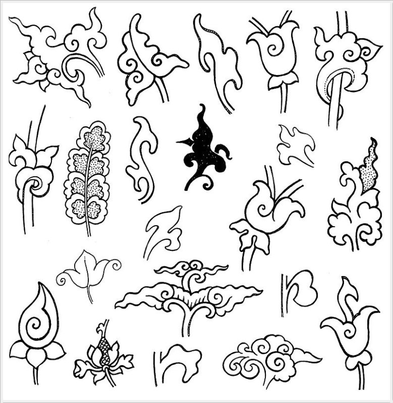 Китайские узоры и орнаменты