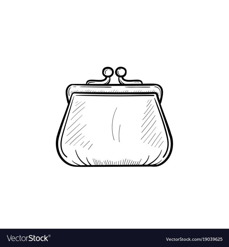 Эскиз кошелька