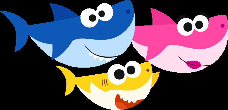 Акуленок бэби Шарк герои