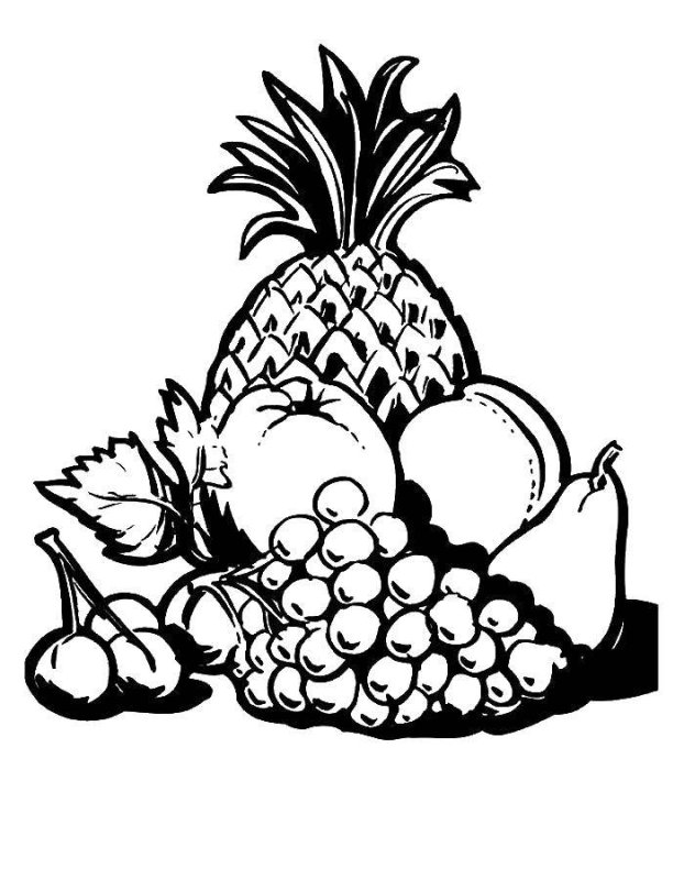 Натюрморт раскраска