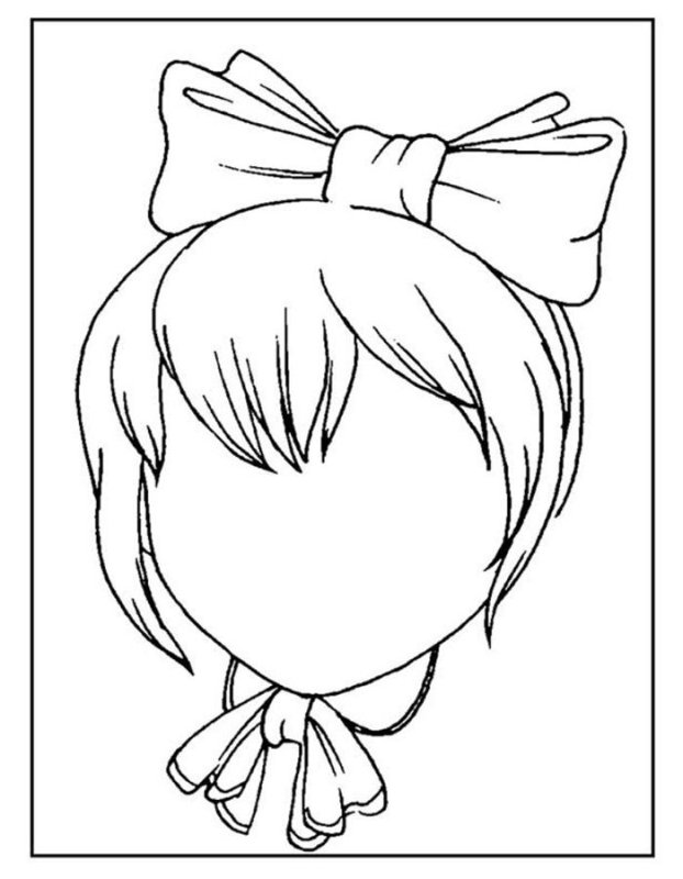 Раскраска дорисуй портрет для детей