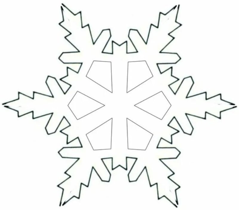 Шаблоны снежинок