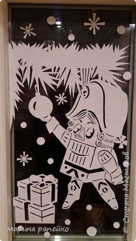 Украшения на окна Щелкунчик