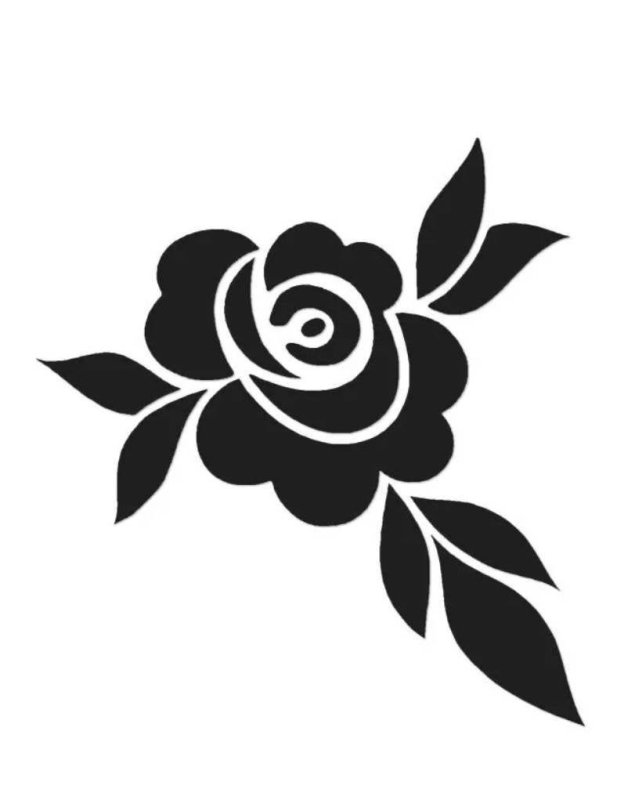 Трафарет "цветы"