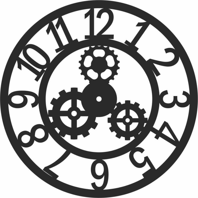 Циферблат с механизмом