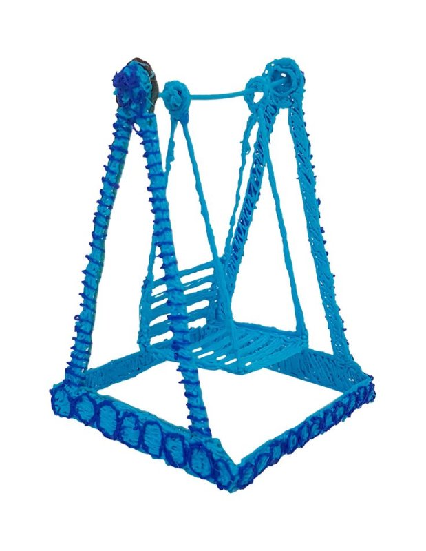 Трафарет качели для 3д ручки