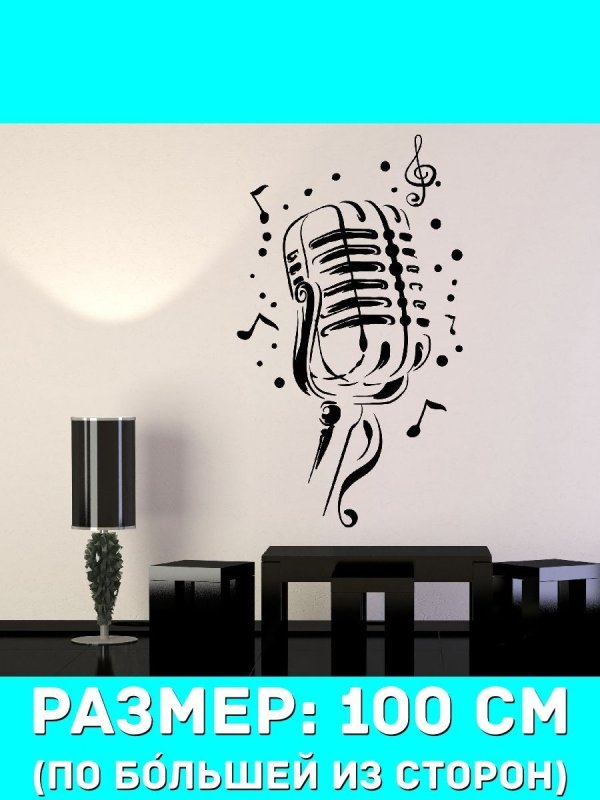 Интерьерная наклейка на стену