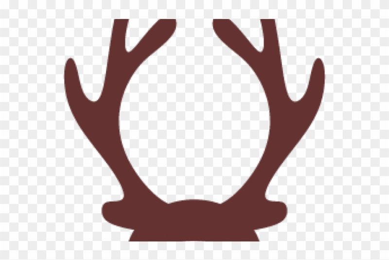 Трафарет "Оленьи рога"