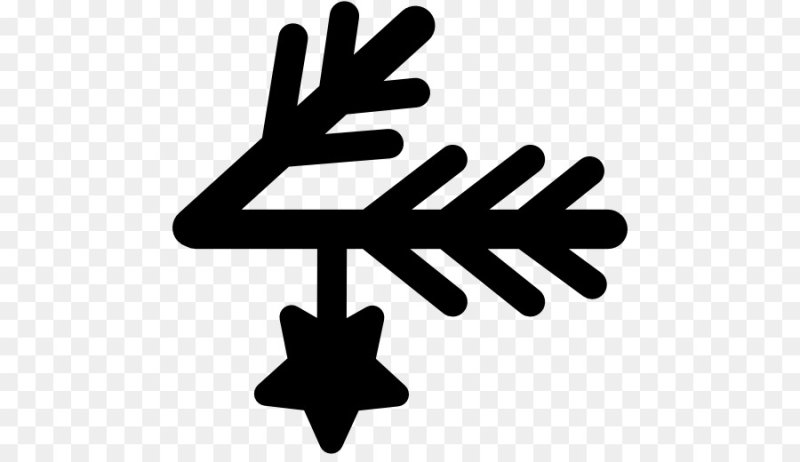 Еловая ветка значок