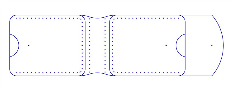 Зажим для купюр из кожи выкройка