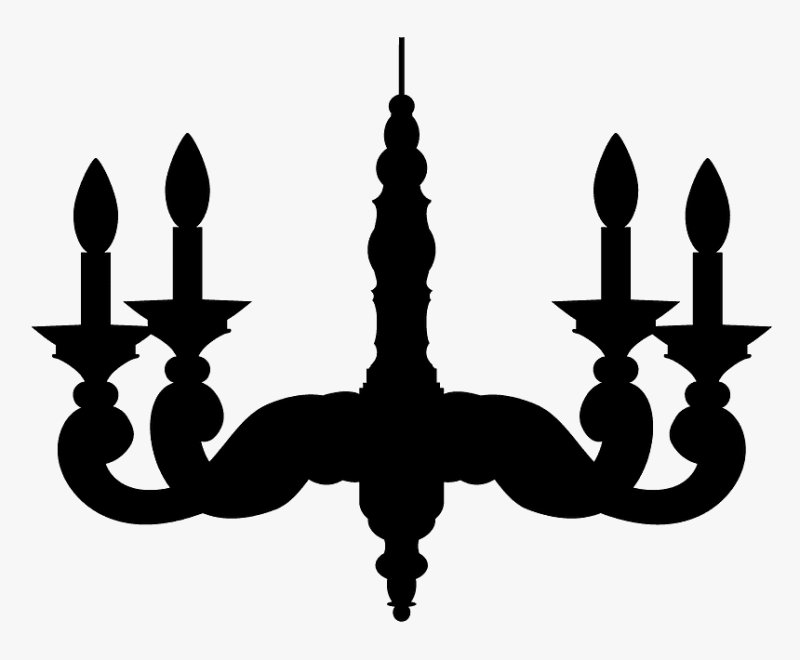 Люстра контур