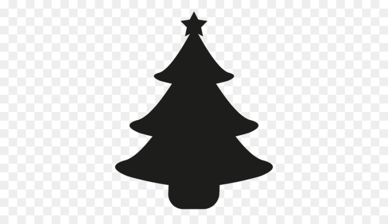 Елка контур