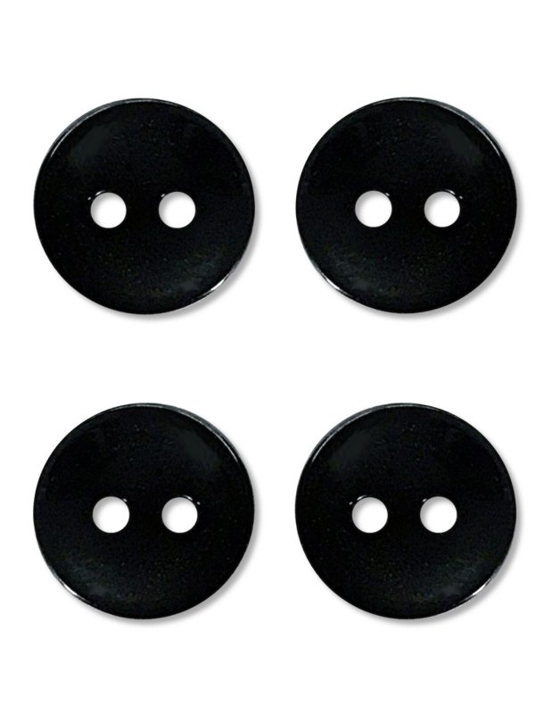 Пуговица с двумя отверстиями