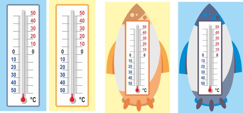 Термометр рисунок