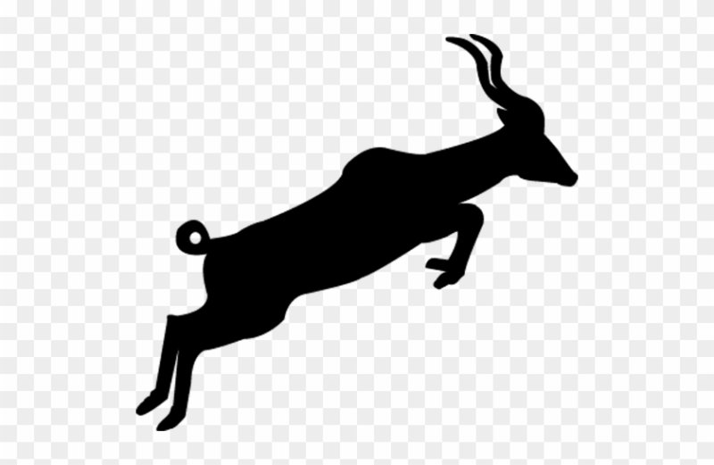 Силуэт антилопы