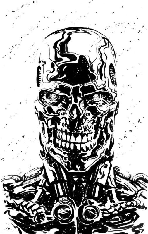 Рисунок Терминатора т 800